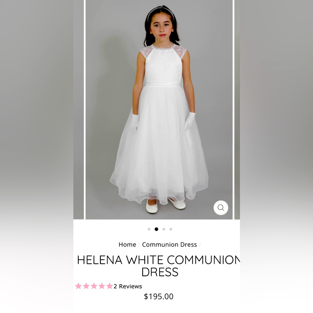 Beautiful! Brand new never worn First Communion dress by US Angels.